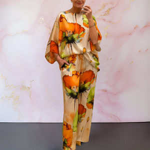 Moniek | Conjunto de Dos Piezas de Satén para Mujer