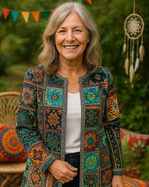 Mailyn | Chaqueta Bohemia de Parches