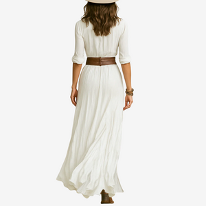 Eve Maxi Fluido con Cintura