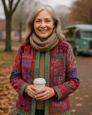 Mailyn | Chaqueta Bohemia de Parches