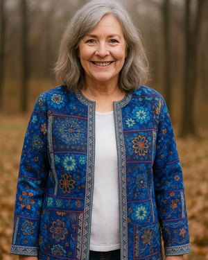 Mailyn | Chaqueta Bohemia de Parches