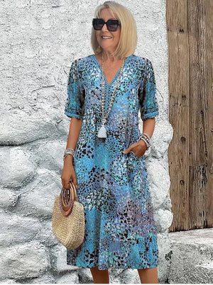 Helena | Vestido Vibrante de Largo Medio