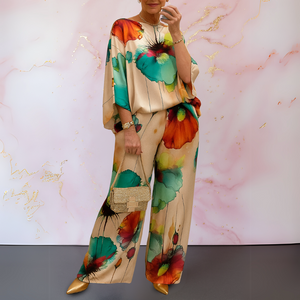 Moniek | Conjunto de Dos Piezas de Satén para Mujer