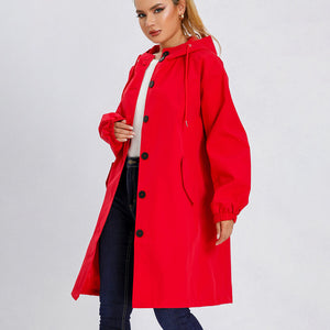 Sofía - Elegante Gabardina Impermeable con Botones