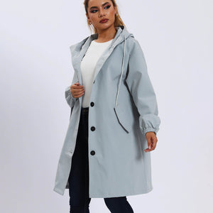 Sofía - Elegante Gabardina Impermeable con Botones