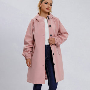 Sofía - Elegante Gabardina Impermeable con Botones