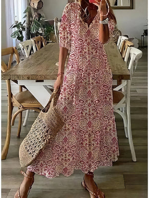 Boho Vestido con Cobertura para Abdomen - Estilo Elegante y Cómodo