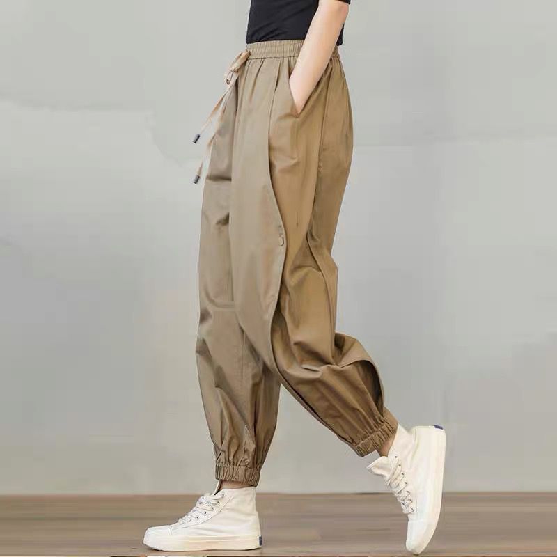 Pantalón Jogger Botones Cintura Elástica