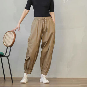 Pantalón Jogger Botones Cintura Elástica