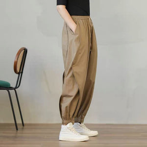 Pantalón Jogger Botones Cintura Elástica