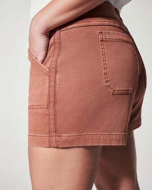 Shorts esenciales de sarga