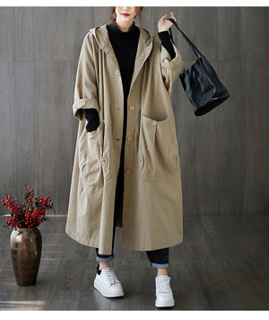 Abrigo Lanna Oversized con Capucha