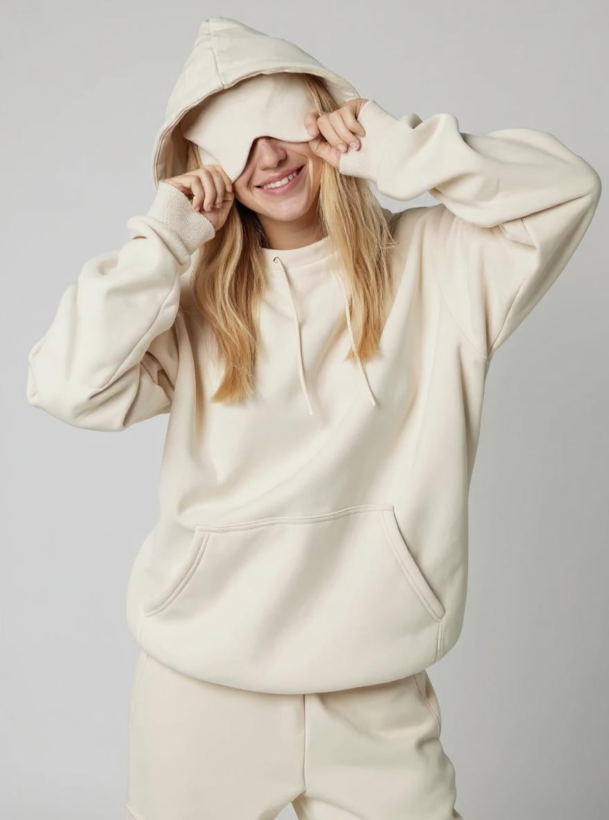 COMFY Sudadera de Viaje en Modo Avión