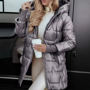 Chaqueta de Otoño para Damas con Capucha