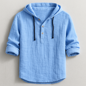 Camisa de lujo con capucha