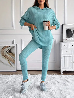 Conjunto de Lounge de Punto Acanalado Camden