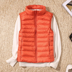 Sarah™ | Chaleco ligero de plumas con diseño plisado