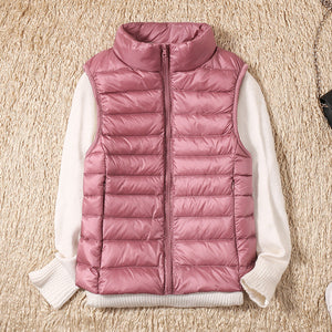 Sarah™ | Chaleco ligero de plumas con diseño plisado