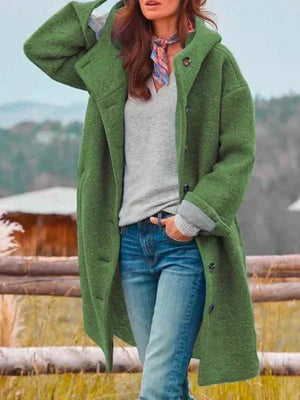 ISABELLE | Elegante abrigo largo de invierno