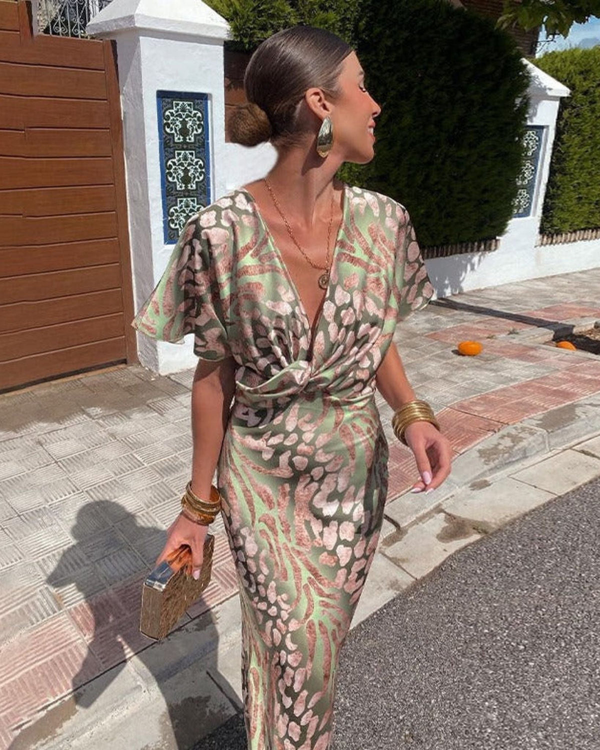 Juliette | Vestido Twisted con Escote en V Drapado