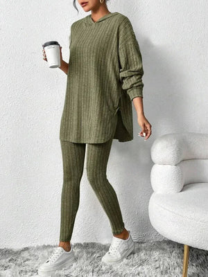 Conjunto de Lounge de Punto Acanalado Camden