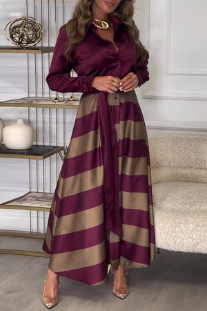 Viena - Vestido Elegante con Efecto de Dos Piezas