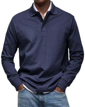 POLO DE LUJO DE MANGAS LARGAS