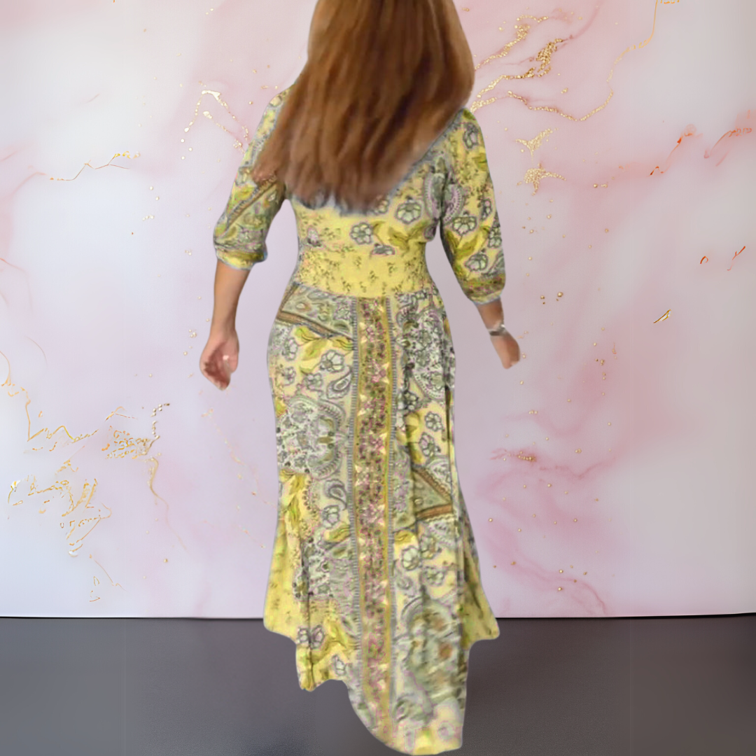 Marga | Elegante vestido de verano con escote en V