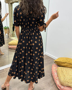 Monique™ | Vestido Elegante con Lunares