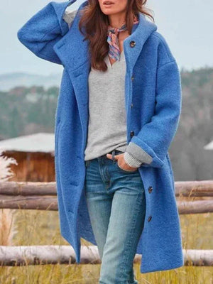 ISABELLE | Elegante abrigo largo de invierno