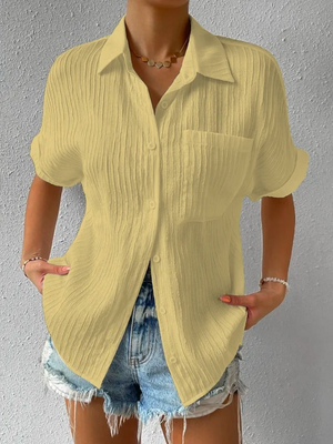 Hazel Camisa Casual Suelta para el Verano