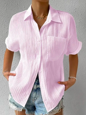 Hazel Camisa Casual Suelta para el Verano