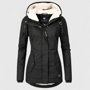 Elayne | Elegante Chaqueta con Capucha para Todas las Estaciones