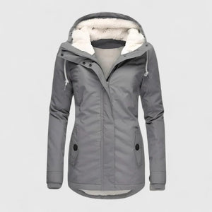 Elayne | Elegante Chaqueta con Capucha para Todas las Estaciones