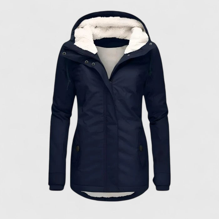 Elayne | Elegante Chaqueta con Capucha para Todas las Estaciones