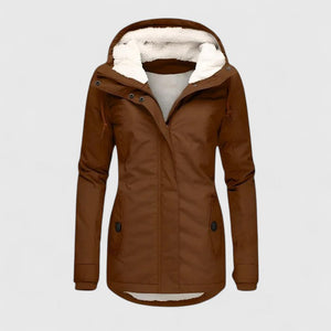 Elayne | Elegante Chaqueta con Capucha para Todas las Estaciones