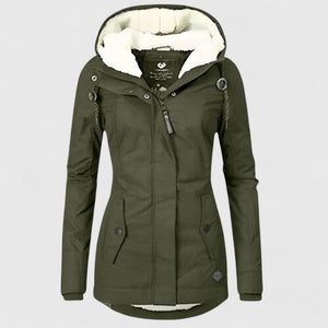 Elayne | Elegante Chaqueta con Capucha para Todas las Estaciones