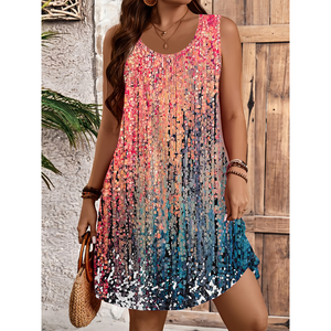 Vestido Livia Elegancia Floral Vintage