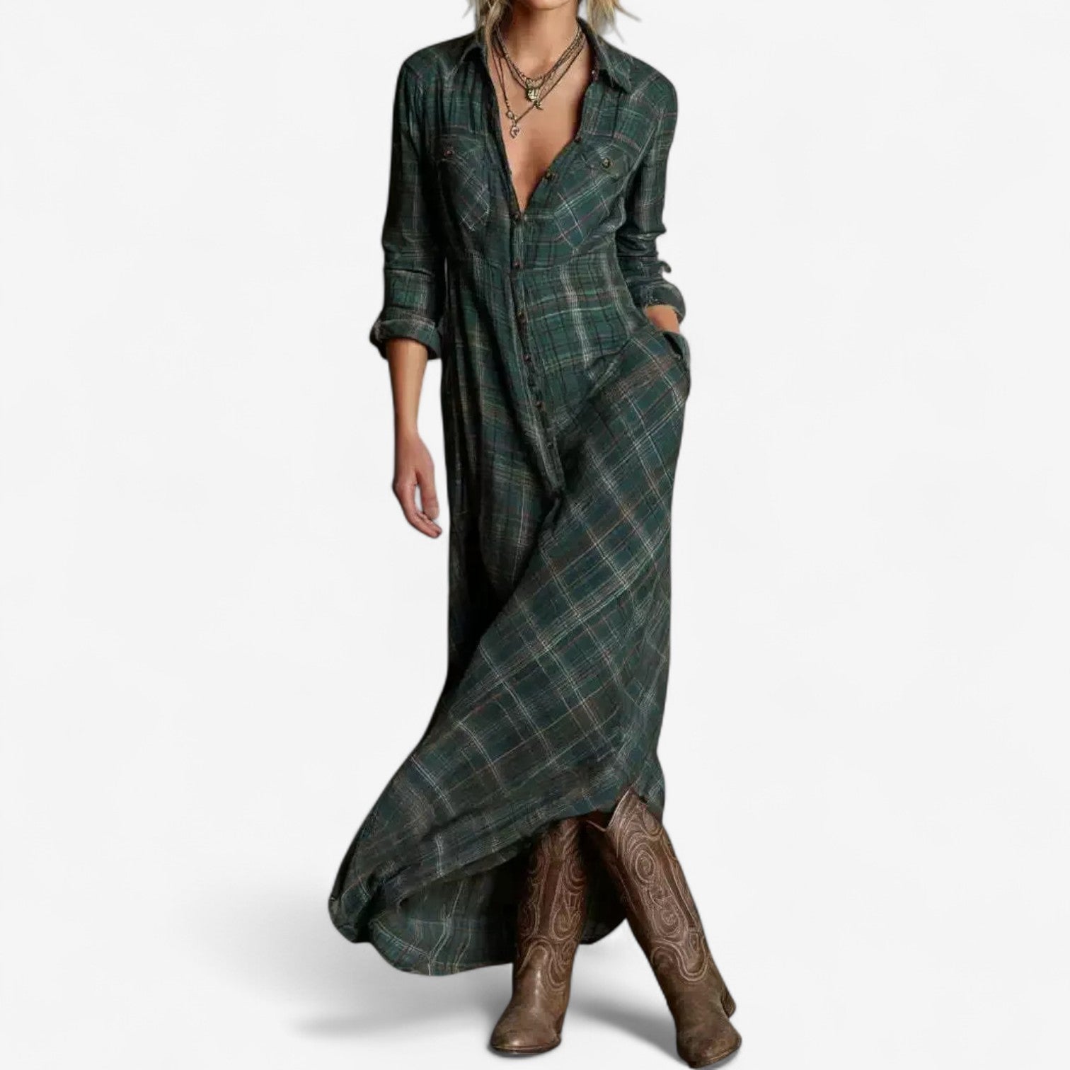 Cécile Maxi Chemise Intemporelle