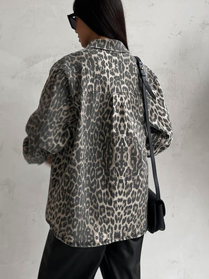 Chaqueta animal print Leopardo Alejandra