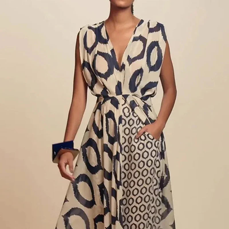 Conjunto Boho Chic con Kimono Largo y Pantalones – Estampado Étnico y Corte Fluido