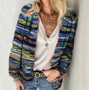 Catherine | Cárdigan Multicolor Acogedor
