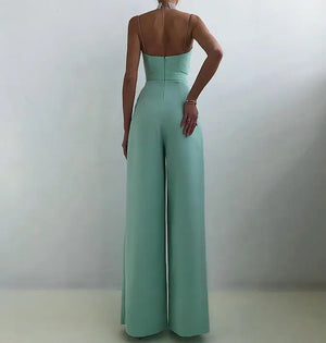 Mono Femenino Sastrería en Chiffon con Tirantes