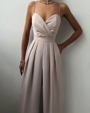 Mono Femenino Sastrería en Chiffon con Tirantes