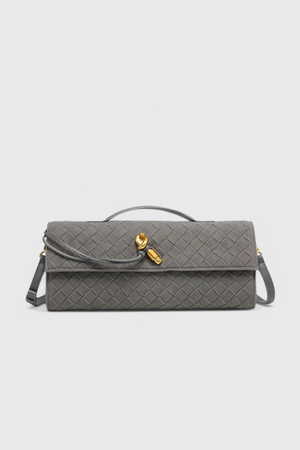 Bolso de hombro de ante, elegancia atemporal
