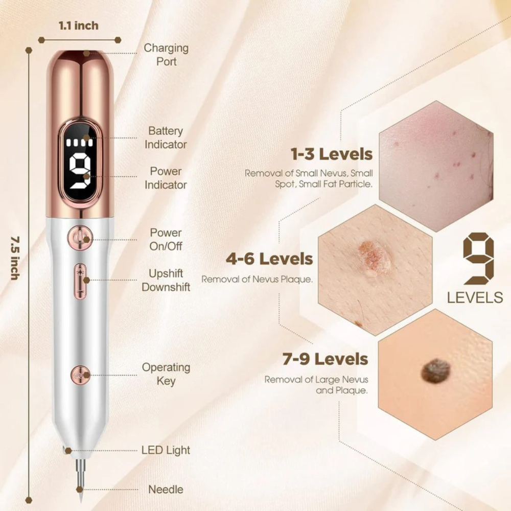 Lápiz Recargable para Eliminar Verrugas y Piel Seca