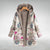 Annita I Chaqueta Polar Elegante con Estampado Floral