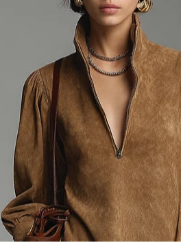 Vestido Mini de Cuello Alto