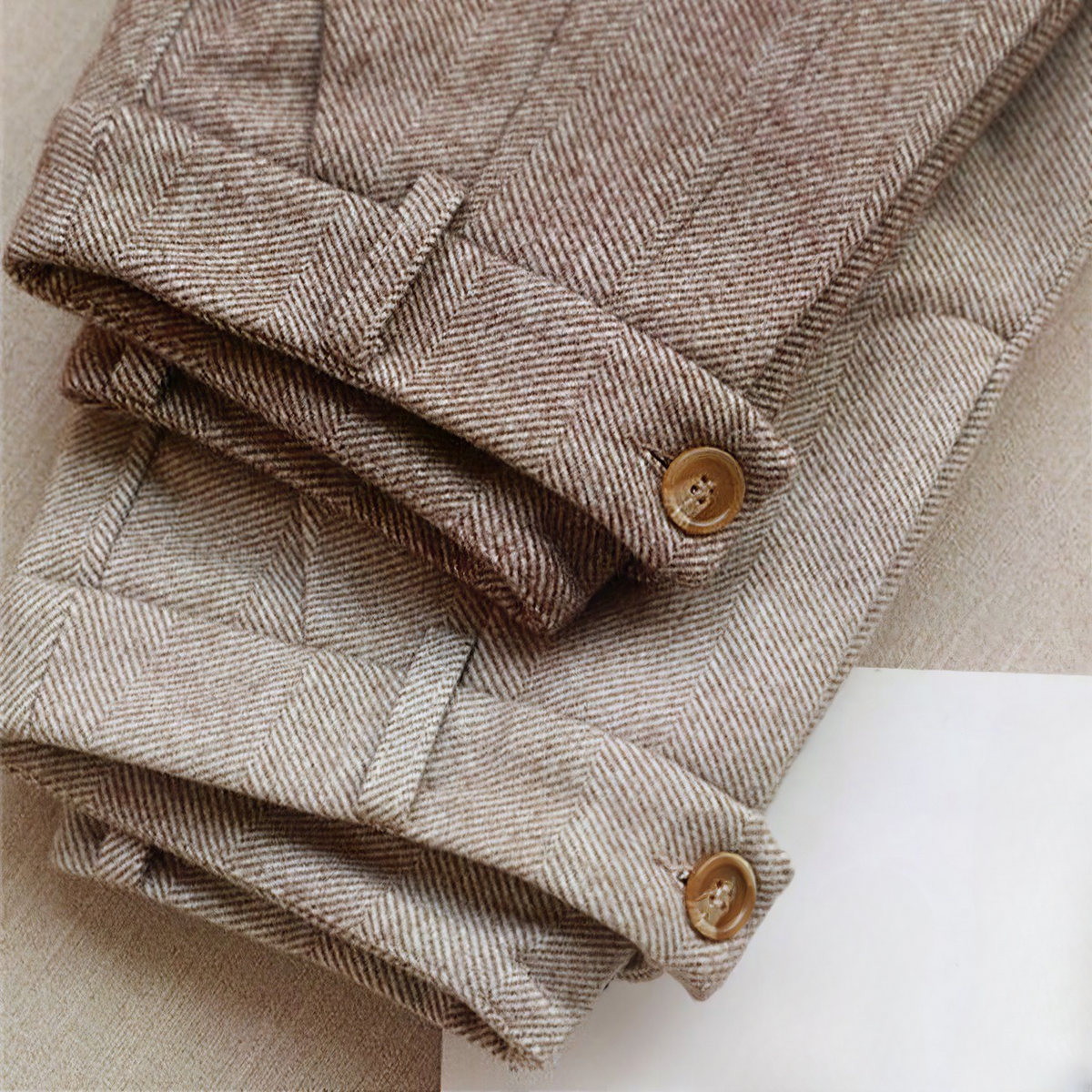 Pantalones elegantes de lana pura a medida