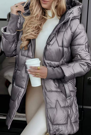 Chaqueta de Otoño para Damas con Capucha